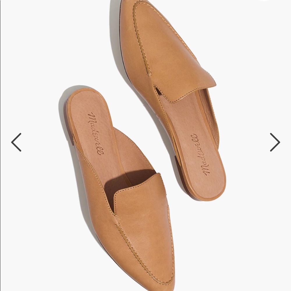Madewell The Frances Skimmer Mule in Leather